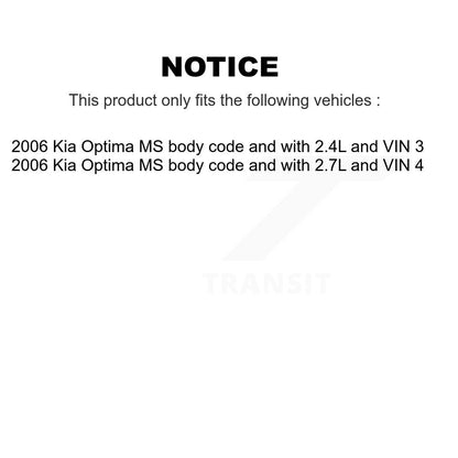 Bearing Upper Lower Ball Joint Sway Bar Stabilizer Link Front Kit For Kia Optima