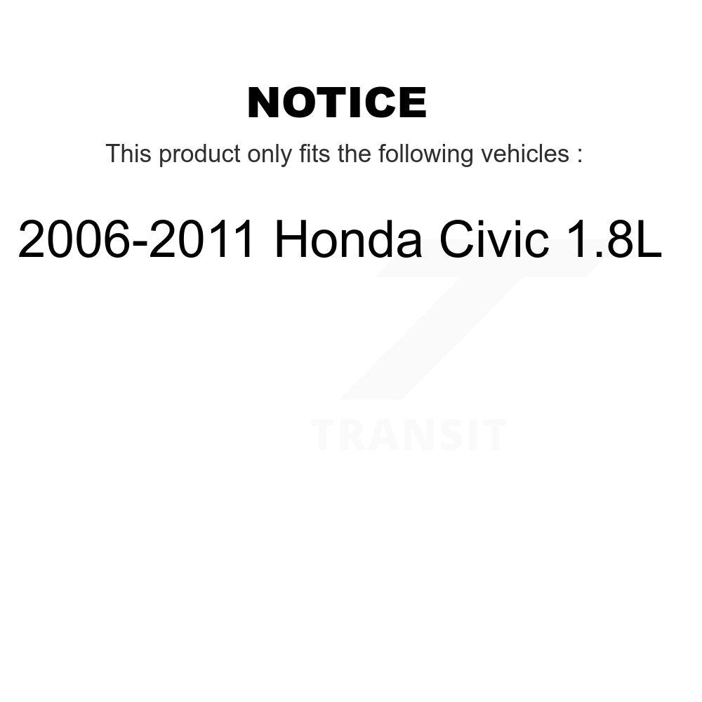 Bearing Lower Ball Joint Tie Rod Link Front Left Kit (5Pc) For Honda Civic 1.8L
