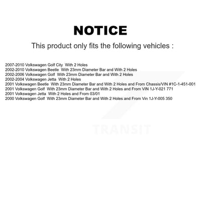 Bearing Lower Ball Joint Outer Tie Rod Link Front Left Kit For Volkswagen Jetta