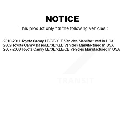 Bearing Lower Ball Joint Tie Rod End Link Front Left Kit (5Pc) For Toyota Camry