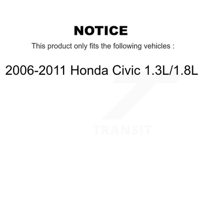 Bearing Lower Control Arm Outer Tie Rod End Link Front Left Kit For Honda Civic