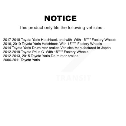 Bearing Lower Arm Outer Tie Rod & Link Front Right Kit For Toyota Yaris Prius C