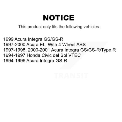 Bearing Upper Lower Ball Joint Outer Tie Rod & Link Front Right Kit (5Pc) For EL