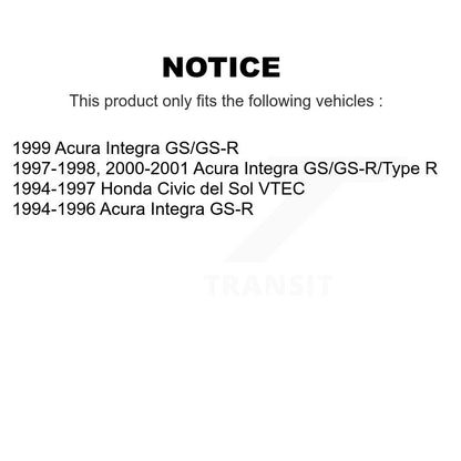 Bearing Upper Lower Ball Joint Outer Tie Rod Link Front Right Kit (5Pc) For del