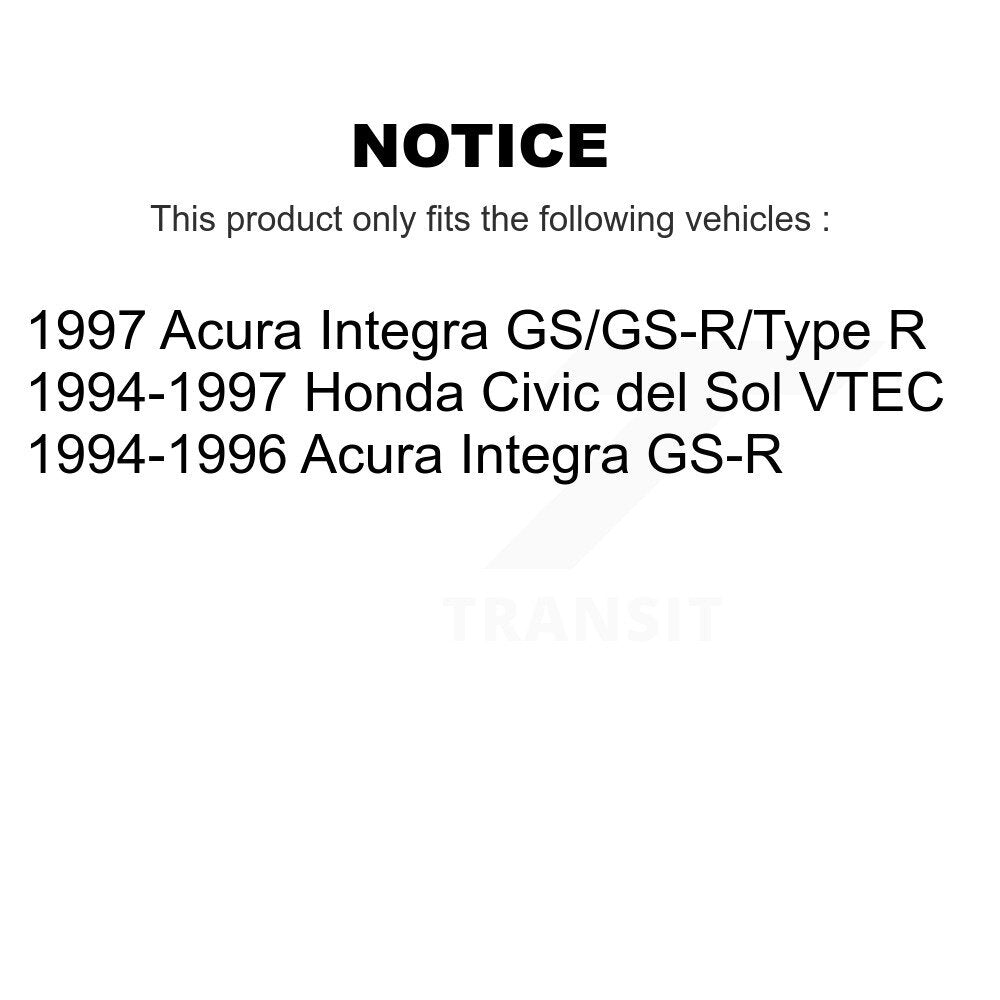 Bearing Upper Lower Ball Joint Tie Rod Link Front Right Kit (6Pc) For Acura del