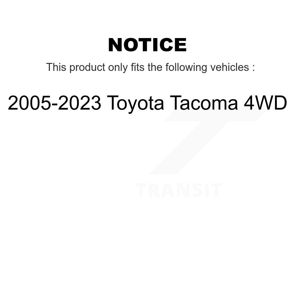Bearing Assembly Lower Ball Joint Sway Bar Link Front Left Kit For Toyota Tacoma