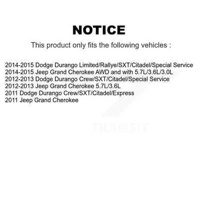 Hub Bearing Lower Ball Joint & Link Front Left Kit For Jeep Grand Cherokee Dodge