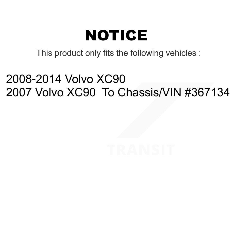 Hub Bearing Lower Ball Joint Outer Tie Rod & Link Front Left Kit For Volvo XC90
