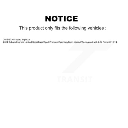 Hub Bearing Lower Ball Joint Tie Rod End Link Front Kit (5Pc) For Subaru Impreza