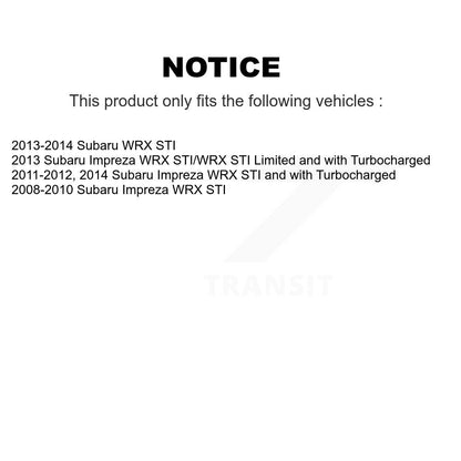 Bearing Lower Ball Joint Tie Rod Link Front Kit (5Pc) For Subaru Impreza WRX STI
