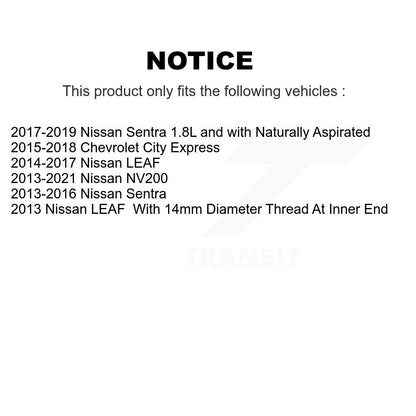 Bearing Lower Ball Joint Tie Rod & Link Front Right Kit (5Pc) For Nissan Sentra