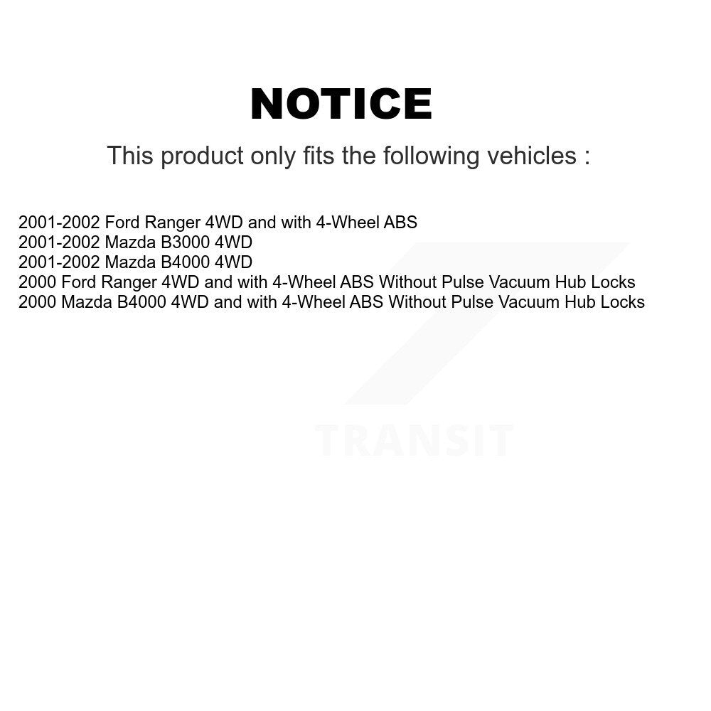 Hub Bearing Lower Ball Joint Outer Tie Rod Link Front Kit For Ford Ranger Mazda