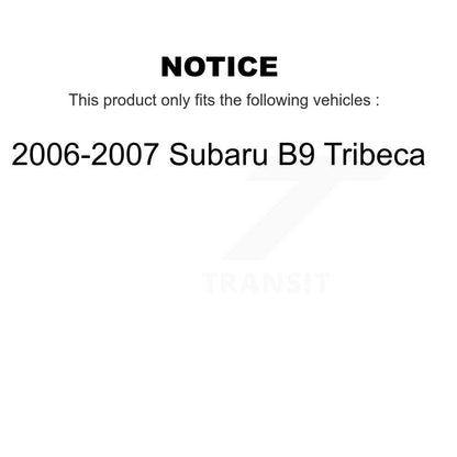 Hub Bearing Lower Ball Joint Outer Tie Rod Link Front Kit For Subaru B9 Tribeca