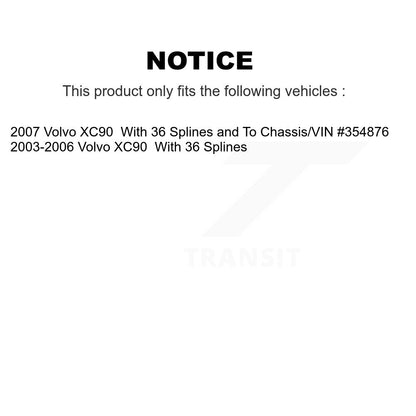 Hub Bearing Lower Ball Joint Outer Tie Rod & Link Front Right Kit For Volvo XC90