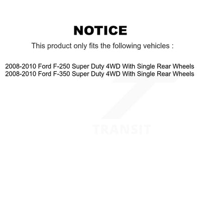 Bearing Upper Lower Ball Joint & Link Front Kit For Ford F-350 Super Duty F-250