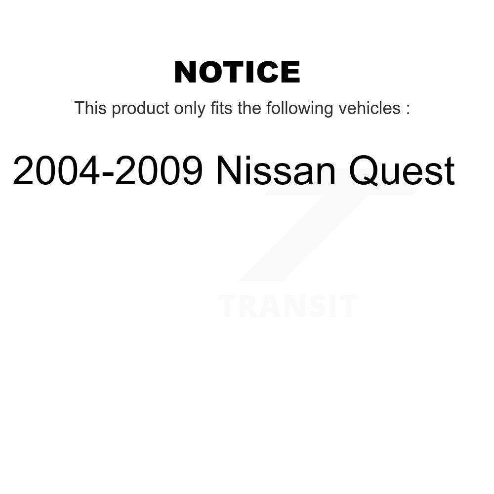 Hub Bearing Lower Ball Joint Outer Tie Rod Link Front Right Kit For Nissan Quest