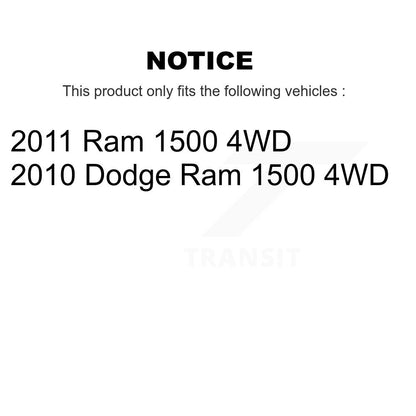 Bearing Lower Control Arm Upper Ball Joint Tie Rod & Link Front Left Kit For Ram