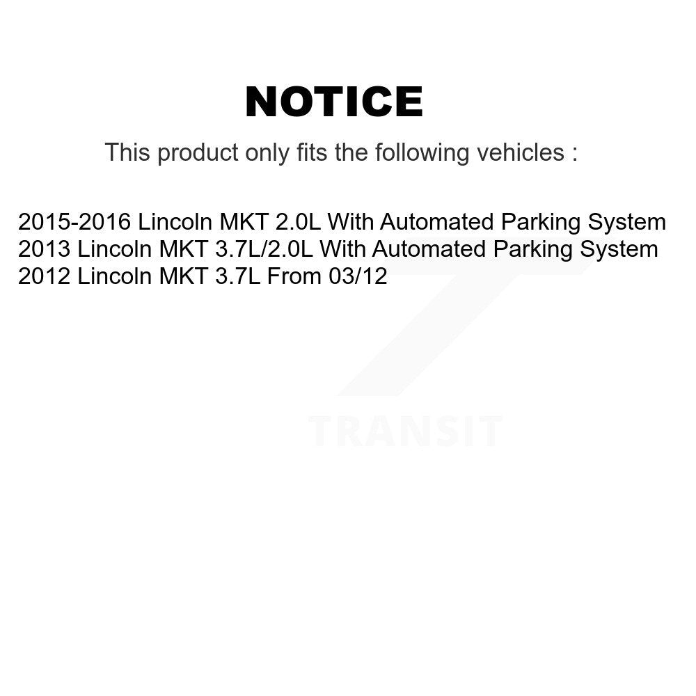 Hub Bearing Lower Control Arm Tie Rod Link Front Left Kit (5Pc) For Lincoln MKT