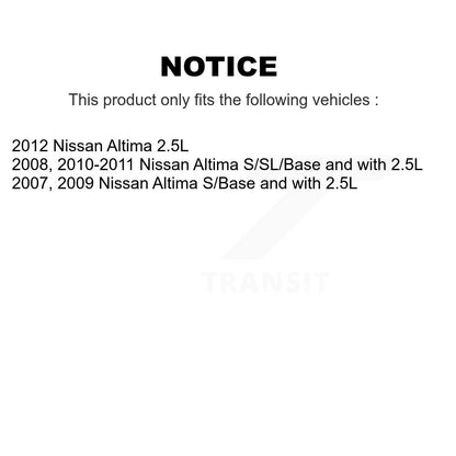 Bearing Lower Control Arm Tie Rod & Link Front Left Kit (5Pc) For Nissan Altima