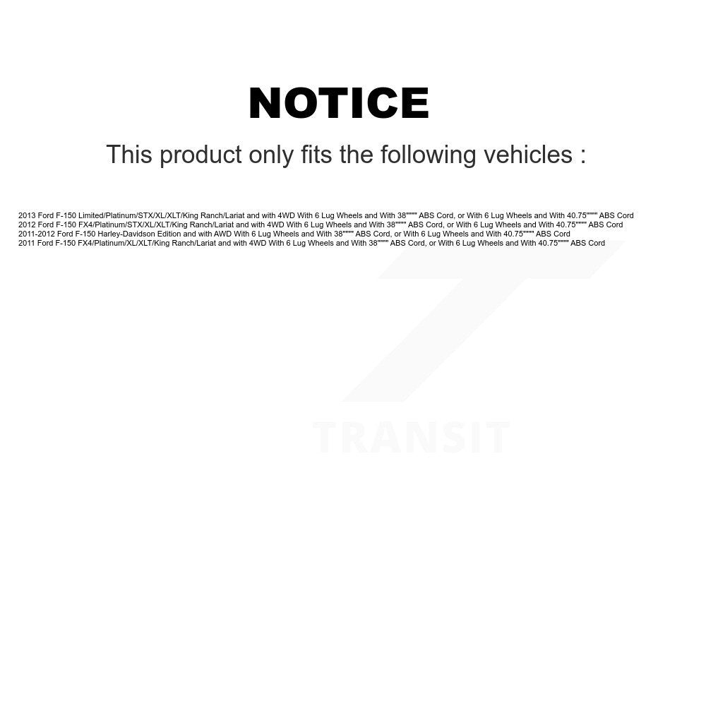 Hub Bearing Lower Control Arm Outer Tie Rod & Link Front Left Kit For Ford F-150