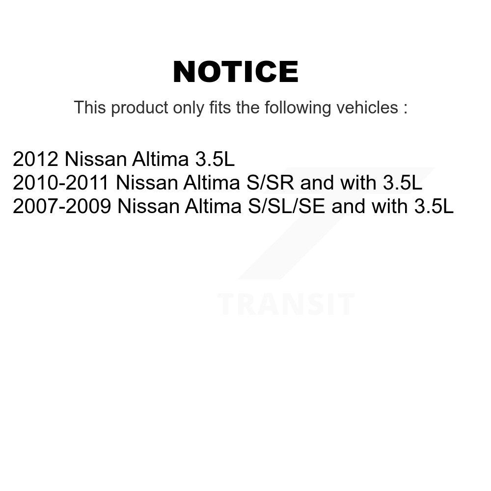 Bearing Lower Control Arm Tie Rod & Link Front Right Kit (5Pc) For Nissan Altima
