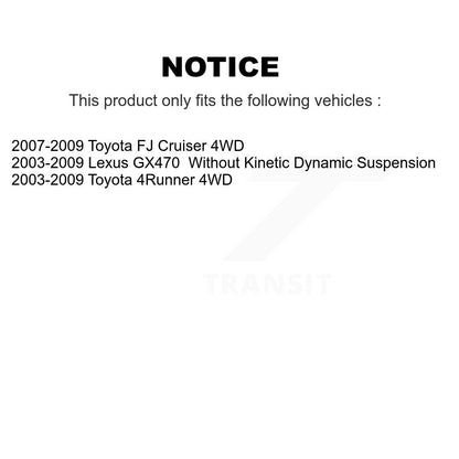 Bearing Lower Control Arm Outer Tie Rod Link Front Right Kit For Toyota 4Runner