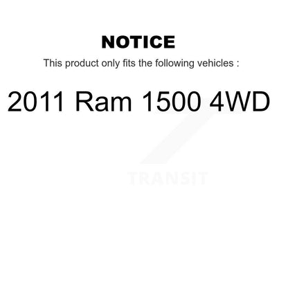 Bearing Upper Lower Ball Joint Outer Tie Rod & Link Front Right Kit For Ram 1500
