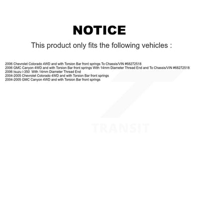 Bearing Upper Lower Ball Joint Outer Tie Rod Link Front Right Kit (5Pc) For GMC