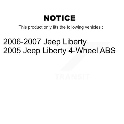 Hub Bearing Lower Ball Joint Outer Tie Rod Link Front Left Kit For Jeep Liberty