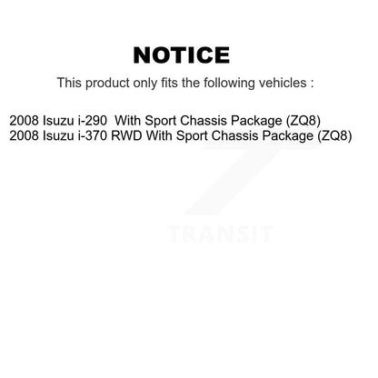 Bearing Lower Ball Joint Outer Tie Rod Link Front Left Kit For Isuzu i-370 i-290