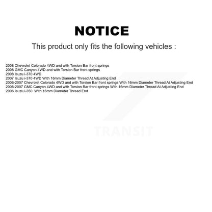 Bearing Upper Lower Ball Joint Outer Tie Rod & Link Front Left Kit (5Pc) For GMC