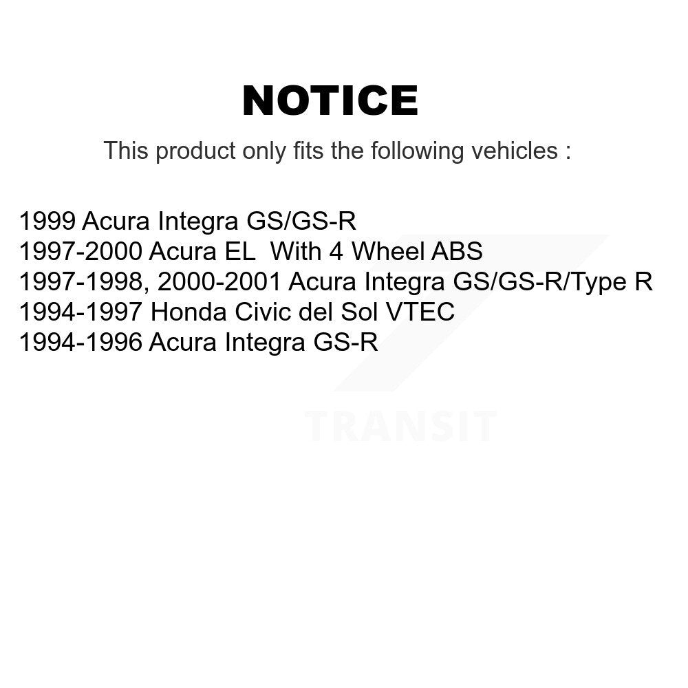 Bearing Lower Ball Joint Outer Tie Rod Link Front Kit (8Pc) For Acura Integra EL