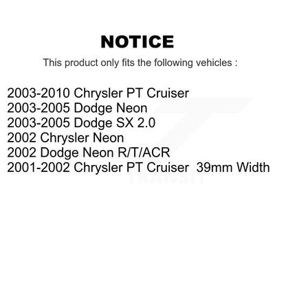 Bearing Lower Ball Joint Outer Tie Rod Link Front Kit For Chrysler PT Cruiser SX