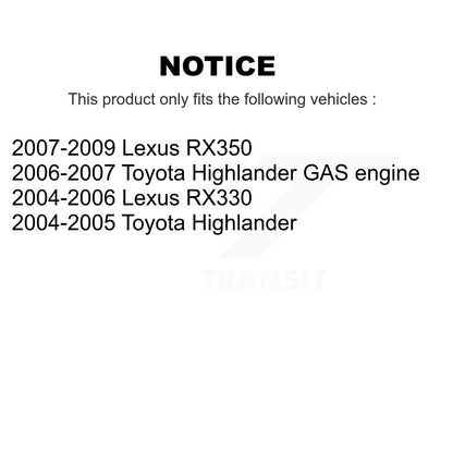 Bearing Lower Ball Joint Outer Inner Tie Rod End Link Front Kit (10Pc) For Lexus