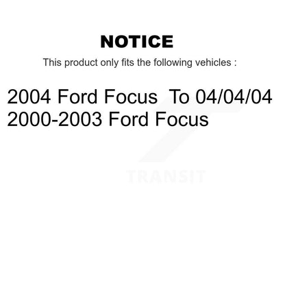 Bearing Lower Control Arm with Ball Joint Sway Bar Link Front Kit For Ford Focus