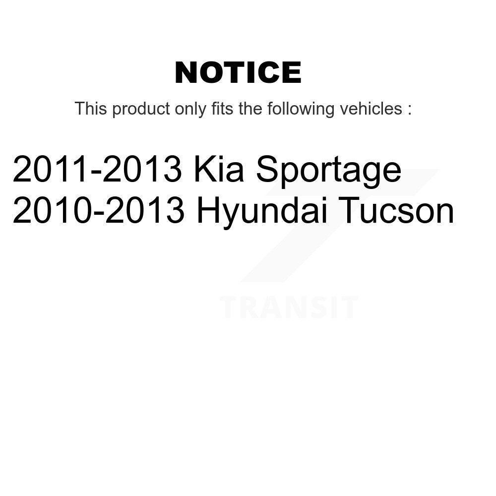 Bearing Lower Control Arm with BJ Link Front Kit For Hyundai Tucson Kia Sportage