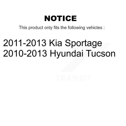 Bearing Lower Control Arm with BJ Link Front Kit For Hyundai Tucson Kia Sportage