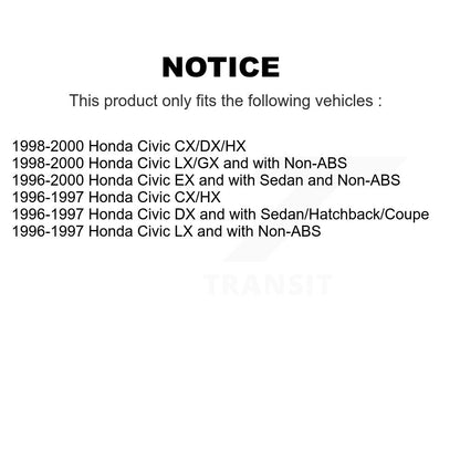 Bearing Lower Ball Joint Upper Control Arm Link Front Kit (8Pc) For Honda Civic