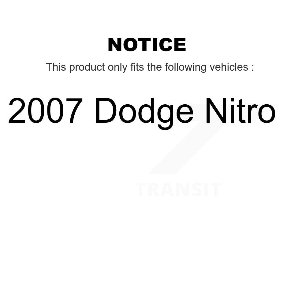 Bearing Lower Ball Joint Outer Inner Tie Rod Link Front Kit For 2007 Dodge Nitro