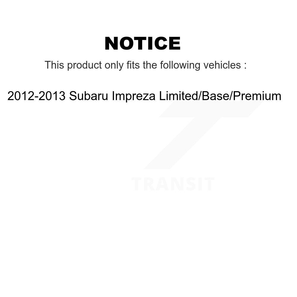 Bearing Lower Ball Joint Outer Inner Tie Rod & Link Front Kit For Subaru Impreza
