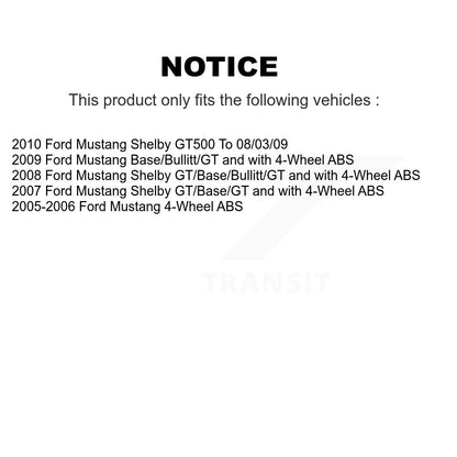 Bearing Lower Ball Joint Outer Tie Rod Sway Bar Link Front Kit For Ford Mustang