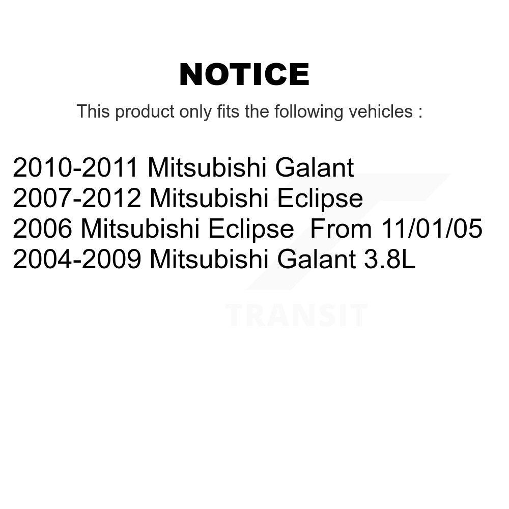 Hub Bearing Lower Ball Joint Outer Tie Rod Link Front Kit For Mitsubishi Eclipse