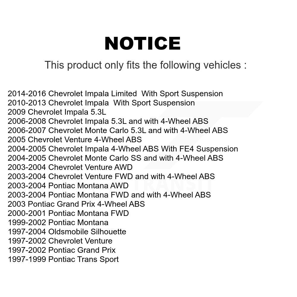 Bearing Lower Ball Joint Outer Tie Rod Link Front Kit For Chevrolet Impala Grand