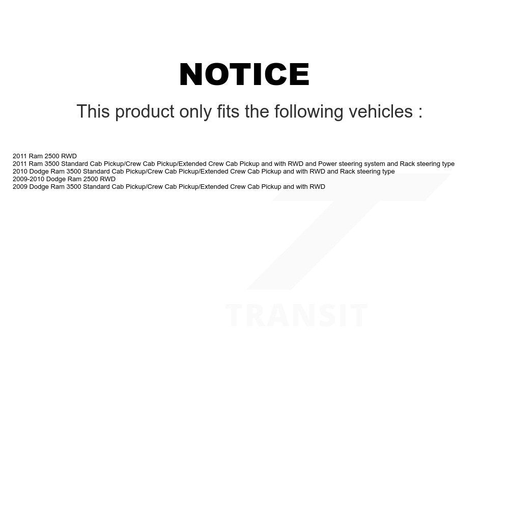 Bearing Assembly Lower Ball Joint Sway Bar Link Front Kit For 2011 Ram 3500 2500