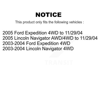 Bearing Lower Ball Joint & Link Front Kit For Ford Expedition Lincoln Navigator