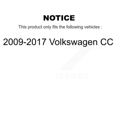 Bearing Lower Ball Joint Outer Tie Rod & Link Front Kit (8Pc) For Volkswagen CC