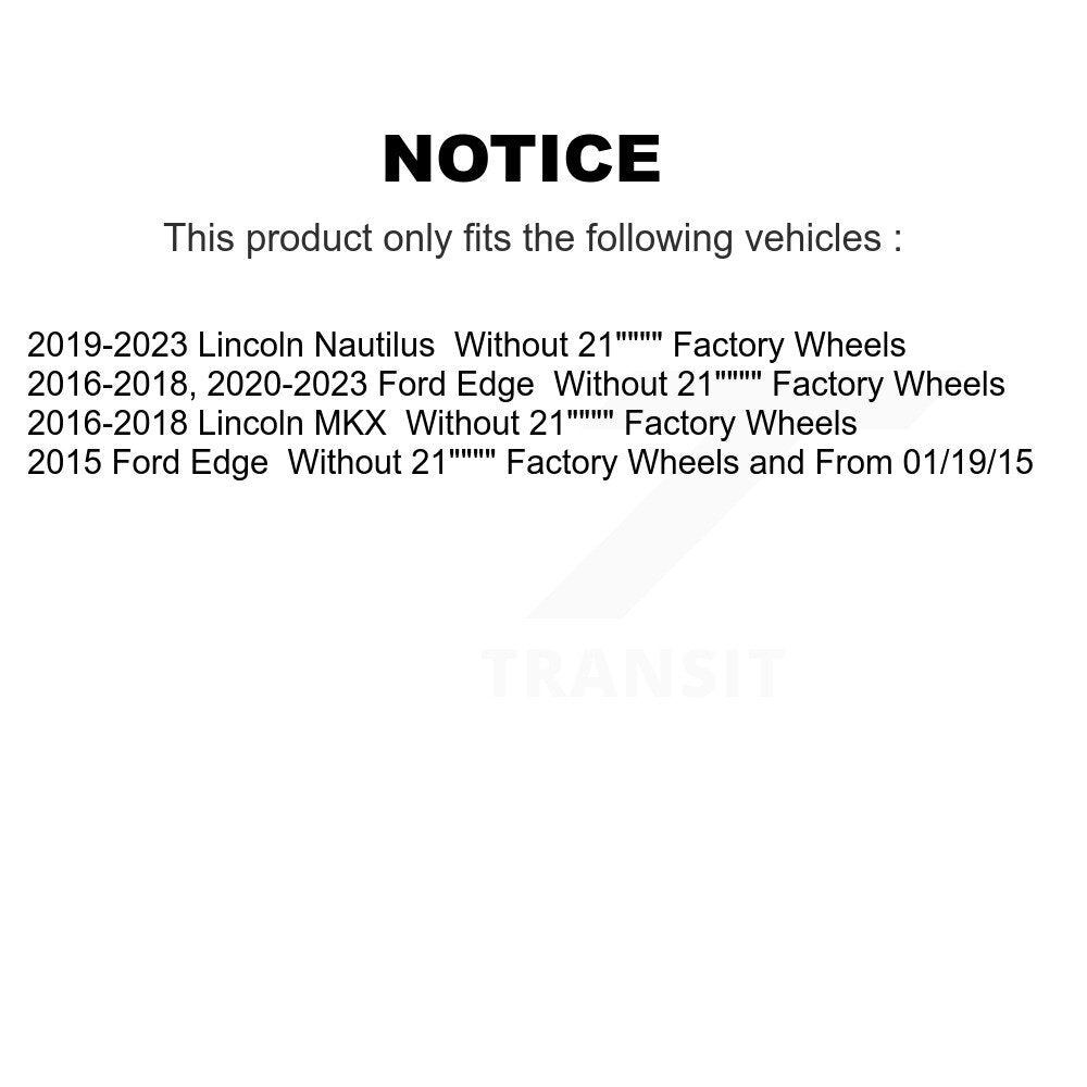 Bearing Lower Control Arm Outer Inner Tie Rod Link Front Kit (10Pc) For Ford MKX