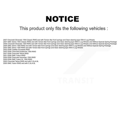 Bearing Lower Control Arm Outer Inner Tie Rod Link Front Kit (10Pc) For GMC 1500