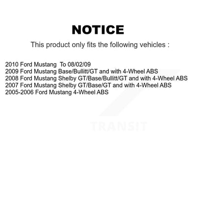 Bearing Lower Control Arm Outer Tie Rod & Link Front Kit (8Pc) For Ford Mustang