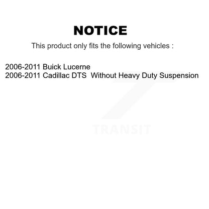 Bearing Lower Arm Outer Tie Rod Link Front Kit (8Pc) For Buick Lucerne Cadillac